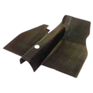 Tapis de caoutchouc avant noir 73-79