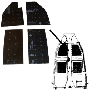 Kit de 4 panneaux d’isolation de chassis