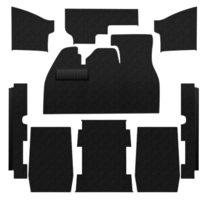 Kit moquette intérieur noire 1303