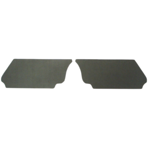 Set de 2 cartons noirs sous banquette arrière 60-64