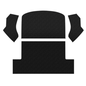 Kit moquette de coffre arrière noire sans banquette 54-77