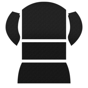 Kit moquette de coffre arrière noire 71-72 TMI