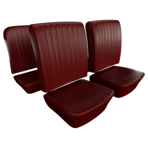 Kit housses de sièges rouge 65-67 (smooth leatherette #17)
