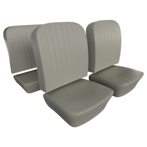 Kit housses de sièges gris clair 58-64 (smooth leatherette #15)
