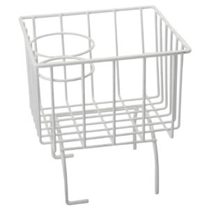 Panier de rangement sur poutre T1 blanc