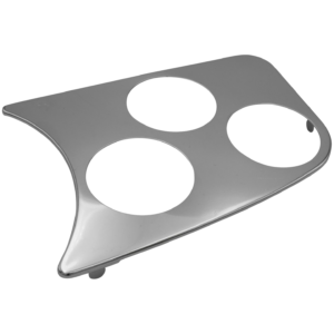 Couvre tableau de bord chromé gauche 3 trous