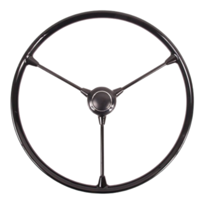 Volant 3 branches standard 49-60 noir