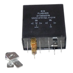 Relais de clignotant 12V (9 broches) T2 8/66-11/68