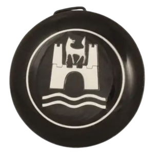 Bouton de klaxon pour cerclage de volant avec logo wolfsburg 8/60-7/71
