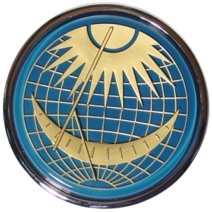 Bouton de klaxon pour volant BANJO « SUN & MOON »