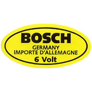 Autocollant de bobine 6V