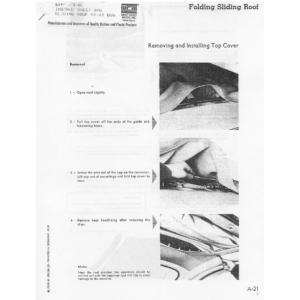 Manuel de montage de toit découvrable 56-63