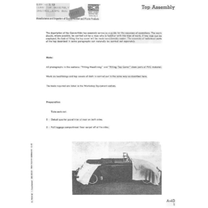 Notice de montage de capote 50-72