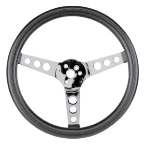 Volant EMPI 3 branches chromées diamètre 13 1/2"