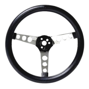 Volant EMPI 3 branches chromées diamètre 12 1/2"