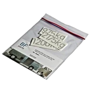 Set de 3 autocollants PTAC pour T2 8/67-7/71