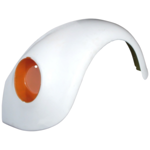 Aile avant gauche 8/67- sauf 1302/03 en polyester élargie de 4cm