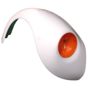 Aile avant droite 1302-1303 en polyester élargie de 2cm