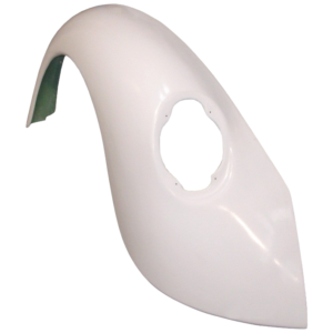 Aile arrière gauche pour gros feux en polyester élargie de 2cm