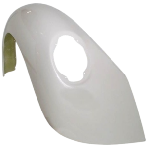 Aile arrière gauche pour gros feux en polyester élargie de 4cm