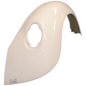 Aile arrière droite pour gros feux en polyester élargie de 7cm