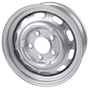 Jante tôle 5x130 type origine peinte en gris 6 x 15'' (ET 36)