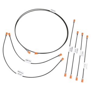 Set de 7 tuyaux rigides de frein pour Porsche 356 pré-A/A