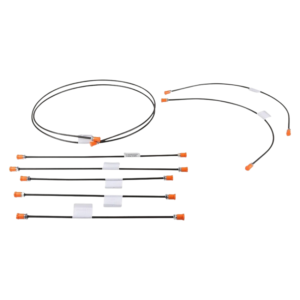 Set de 8 tuyaux rigides de frein pour Porsche 356 B T6