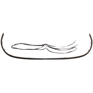 Moulure chromée pour pare-chocs arrière de Porsche 356 B/C