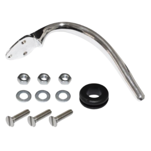 Poignée chromée de tableau de bord pour Porsche 356 A/B