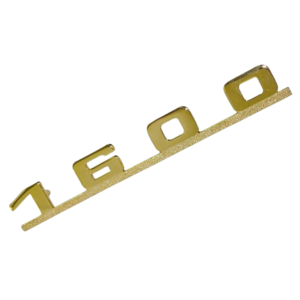 Monogramme "1600" couleur OR pour Porsche 356 pré-A/A/B/C