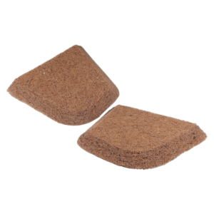 Set de 2 rembourrages en fibres naturelles d'assise de sièges arrière pour Porsche 356