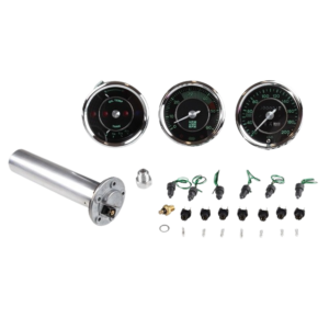 Kit d'instruments réplique Porsche 356 (jauge à essence, température d'huile, compteur de vitesse et compte-tours)