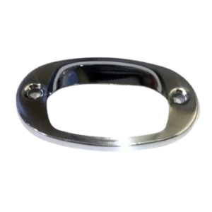 Entourage chromé d'éclairage de plaque pour Porsche 356 B/C