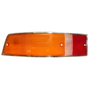 Glace de feu arrière gauche avec entourage chromé pour Porsche 911 et 912 69-73