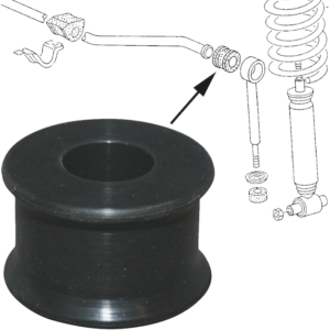 Silentbloc 19mm entre biellette et barre stabilisatrice