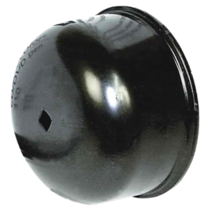 Cache-moyeu gauche sur disque (avec trou pour cable de compteur)