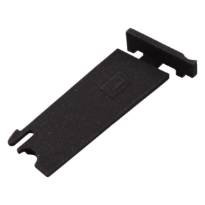 Plaque-palier gauche de verrouillage de volet dans le caisson de ventilation et de chauffage T25