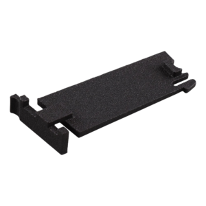 Plaque-palier droite de verrouillage de volet dans le caisson de ventilation et de chauffage T25