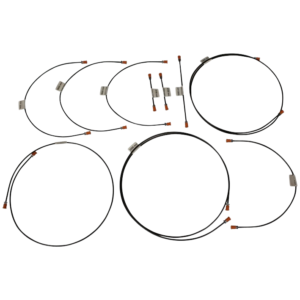 Kit tuyaux rigides de frein T25 8/83-7/85