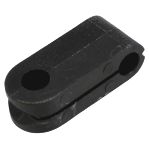 Collier de maintien de tuyau rigide de frein sur chassis