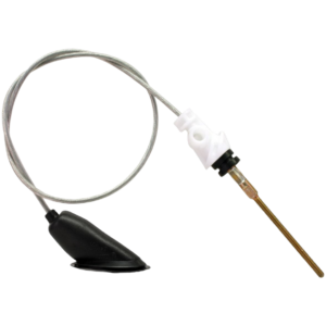 Câble de frein à main avant du levier à la barre d'accroche arrière avec guide et soufflet de protection T4 8/1997-6/2003 905mm