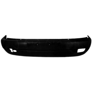 Pare choc avant noir, avec trous d'antibrouillard, T4 1/1996-6/2003 Multivan, Caravelle et California