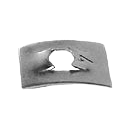 Clip de fixation de sigle de calandre