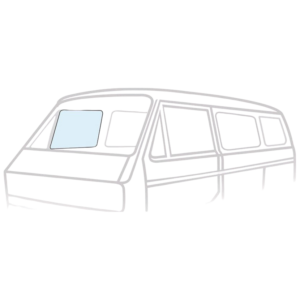 Vitre de porte droite