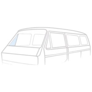 Vitre de déflecteur mobile droite