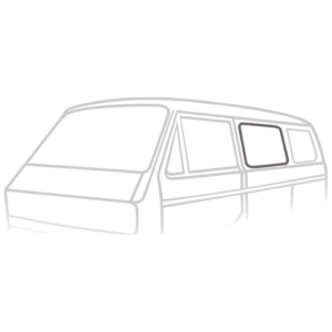 Joint vitre latérale avant g ou d -85 et g 85- pour jonc chromé