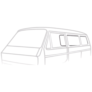 Joint de lunette arrière pour jonc chromé