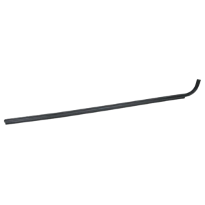 Lèche-vitre extérieur gauche prévu pour moulure chromée