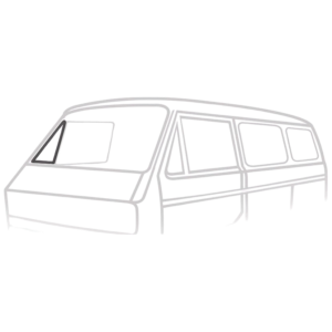 Joint pour déflecteur pivotant droit sans jonc chromé